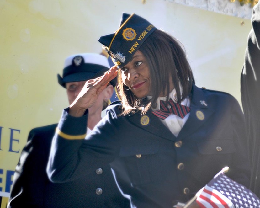 Woman vet flagDSC_3967 3 copy