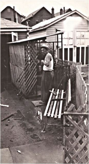 Dad and sunhouse we built