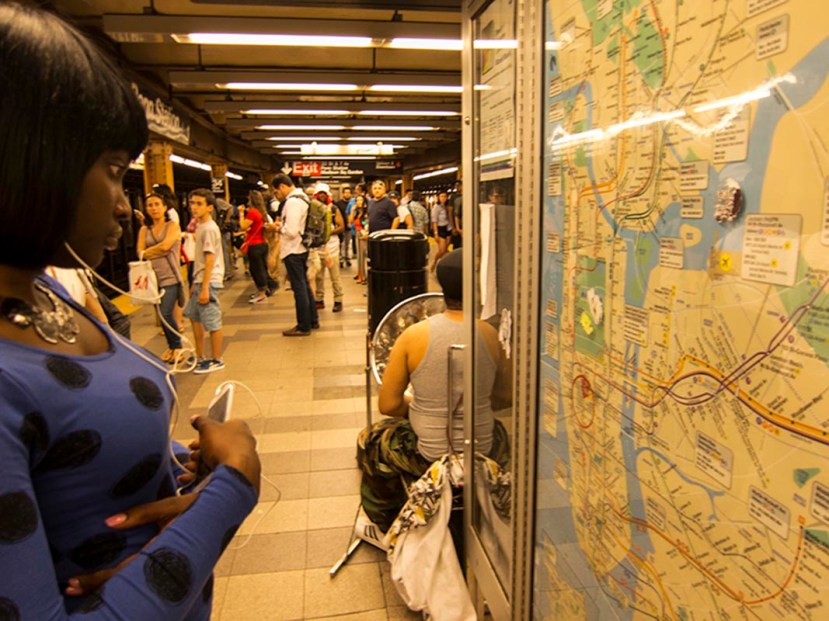 Woman and mapIMG_6643