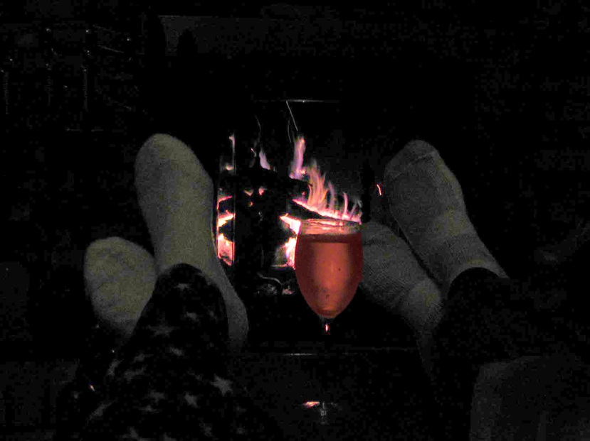 Wine fireplace