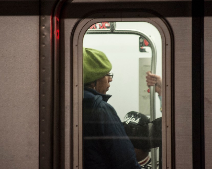 Subway middle aged womanDSC_5180