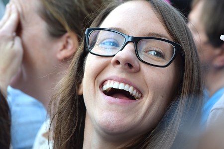 woman beams DSC_0088