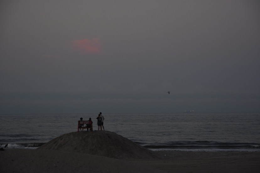kids on lifeguard mound